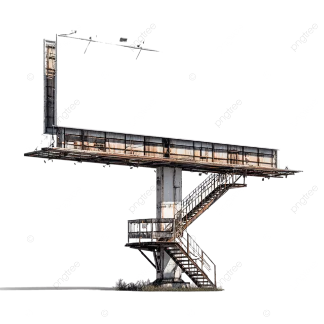空广告牌建筑摄影白色背景