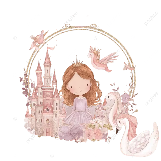 柔软的粉红色花卉背景，带有童话故事和闪闪发光效果