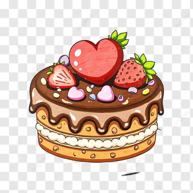 爱心蛋糕