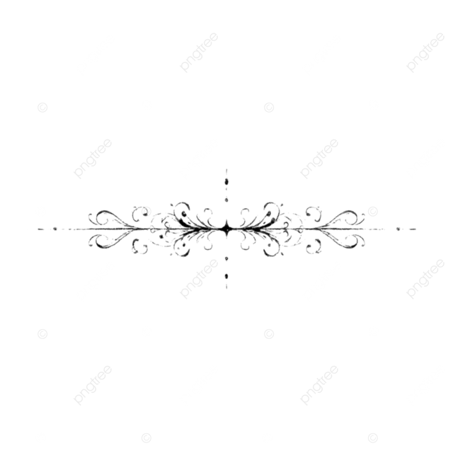 极简主义的黑色墨水分隔线与优雅的繁荣