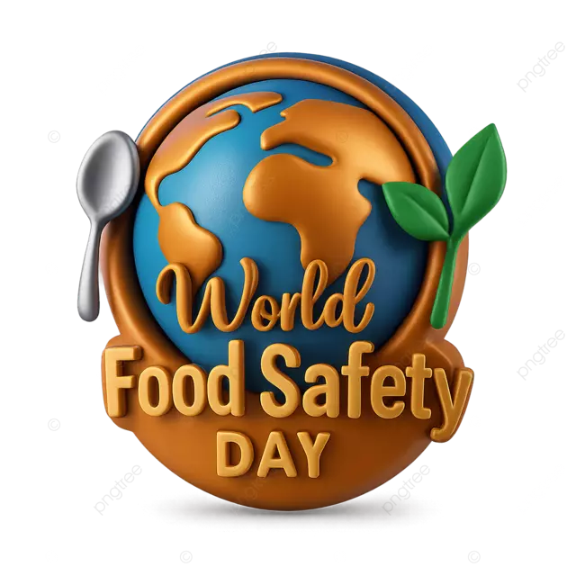 世界食品安全日和粮食日问候透明背景png矢量免费下载