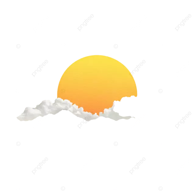 简约的太阳天空插图在干净的白色背景上