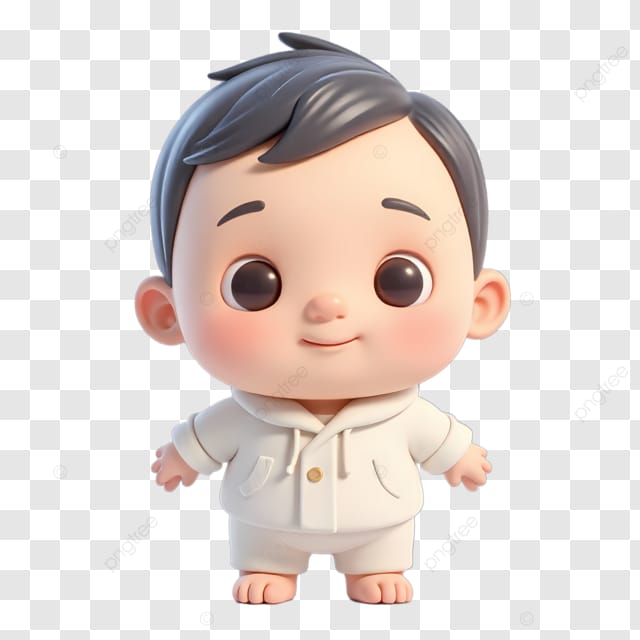卡通男嬰