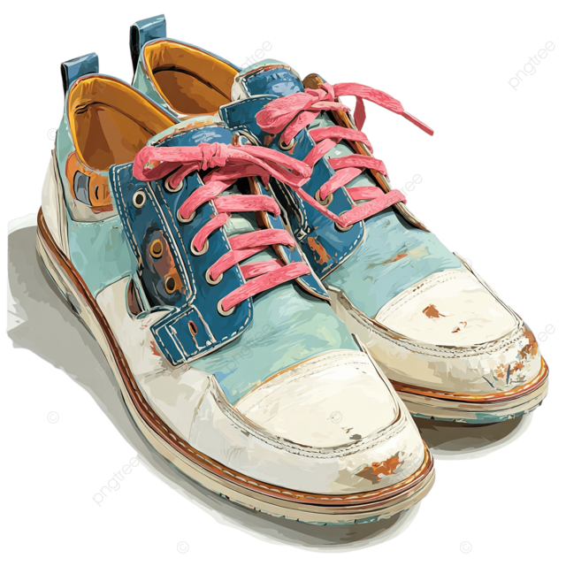 如何创建男鞋的平面矢量剪贴画