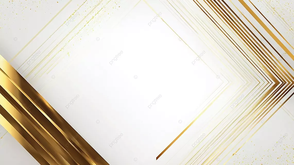 抽象背景白色和金色几何图案现代奢华设计