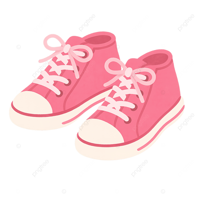 鞋子 粉色 透明 白色背景 irasutoya