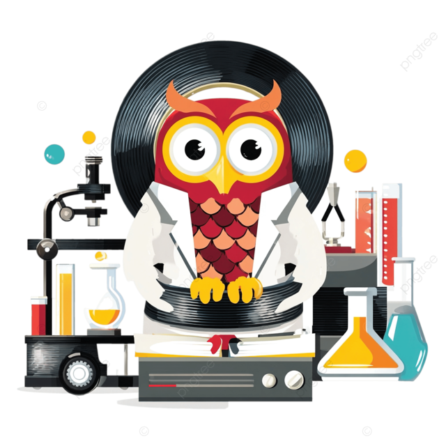 猫头鹰科学家研究被设备包围的尼龙搭扣