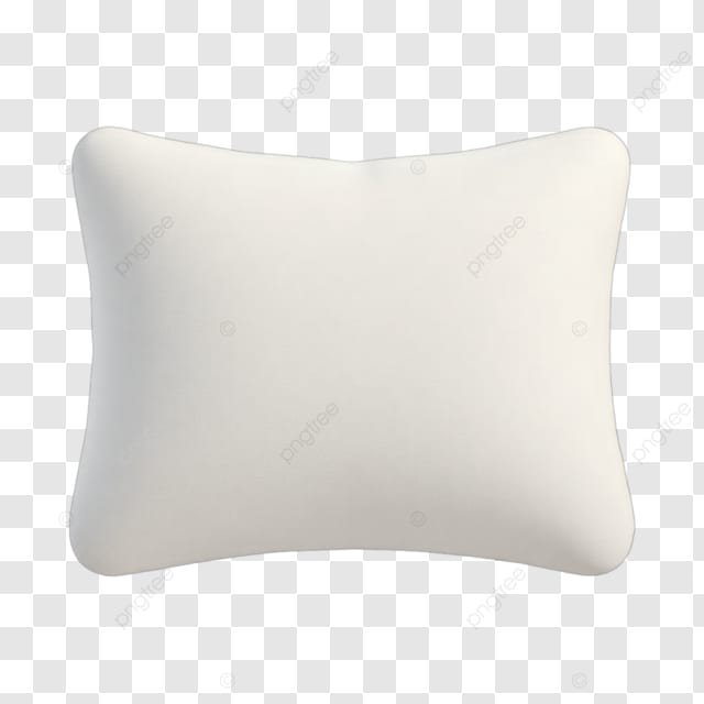 白色枕头在黑色背景上