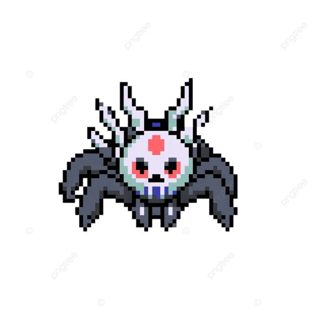 暗属性蜘蛛宝可梦官方原图，作者：杉森健