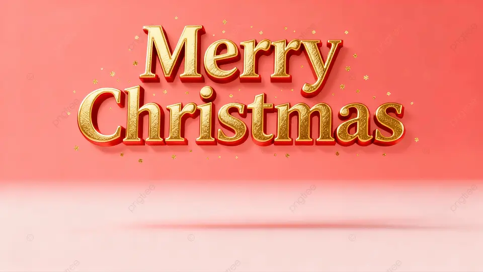 圣诞节粉色merry christmas背景