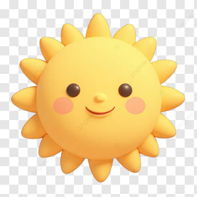 黄色的太阳花表情符号