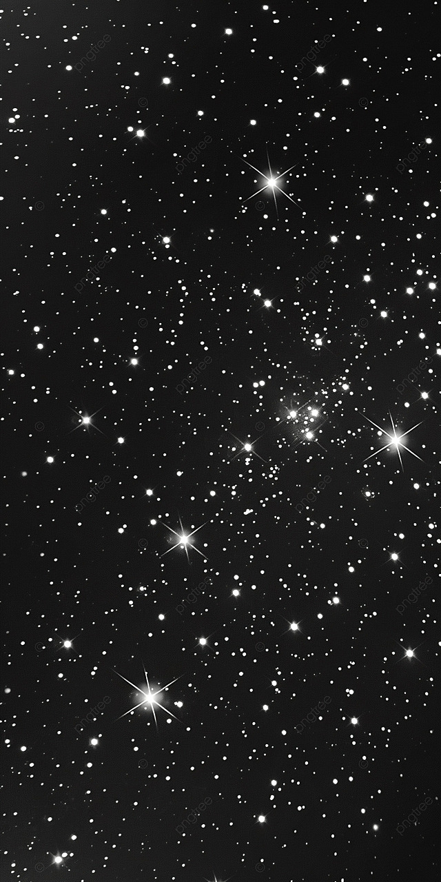 星空夜空与发光星星