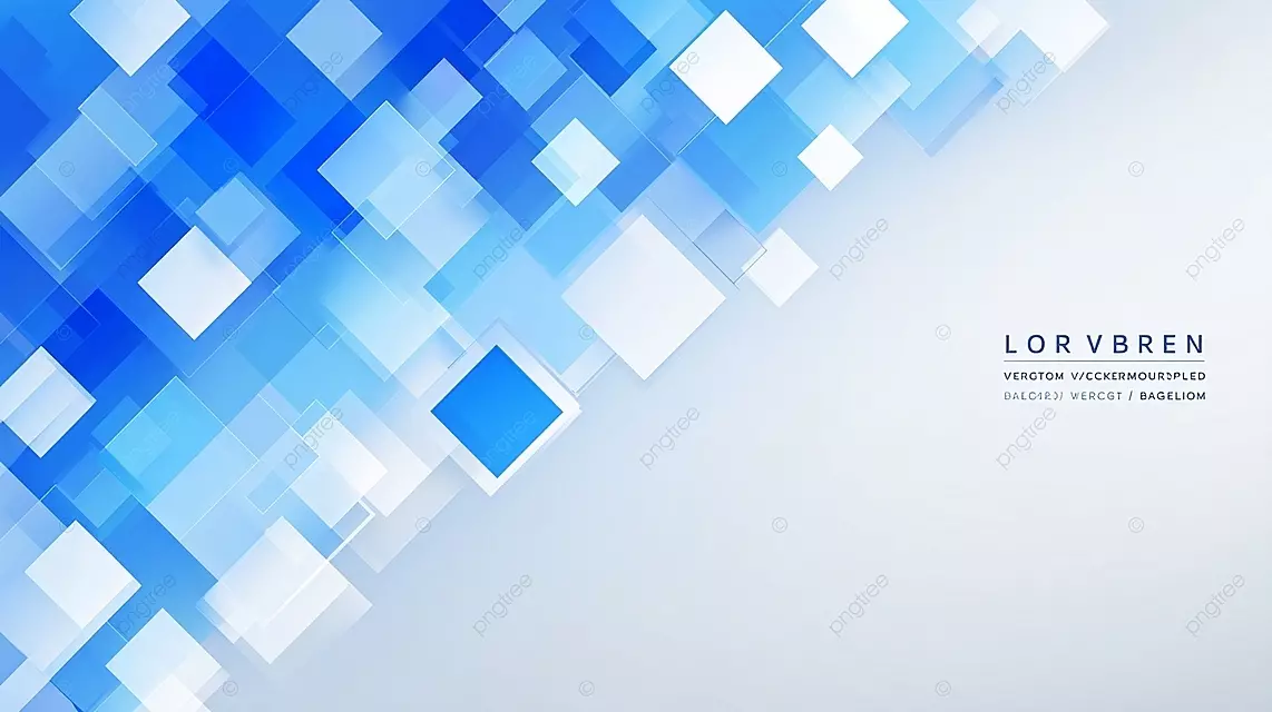 蓝色和白色几何图案背景与现代梯度