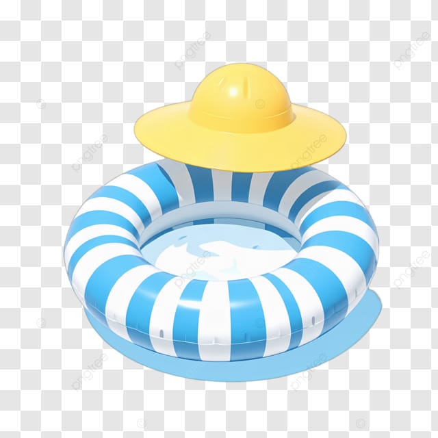 海边安全帽救生圈