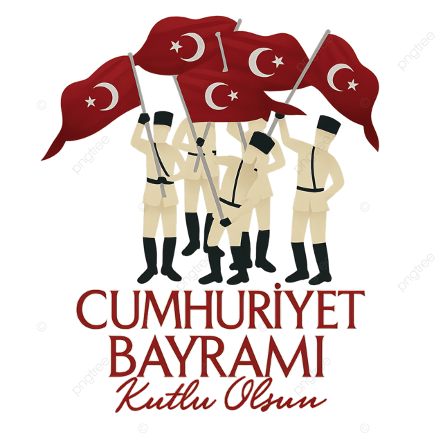 10月29日，共和国国日土耳其国庆日庆祝卡设计