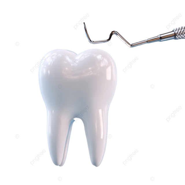 牙科仪器的简约摘取牙齿的极简主义