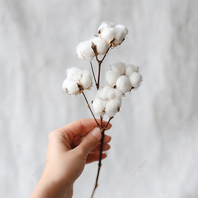 微妙的棉花风格，柔和的照明和充足的副本空间