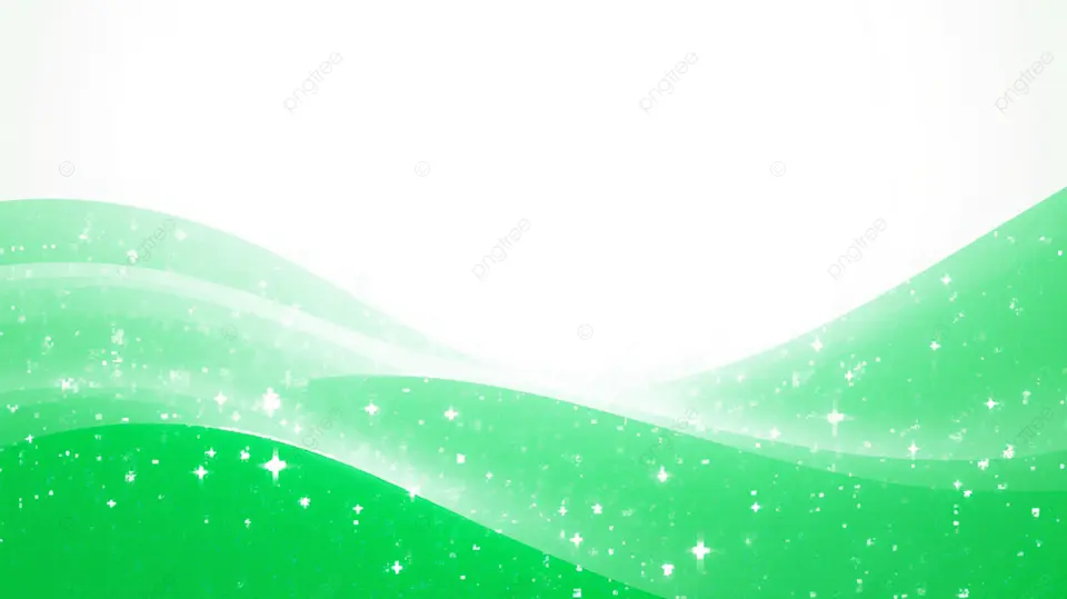 绿色波浪界面
