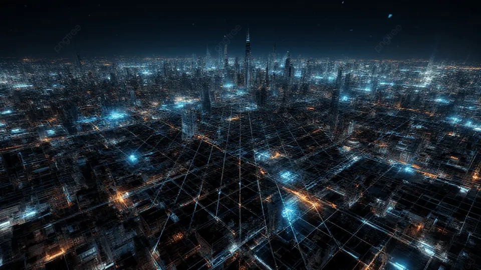 未来城市网络连接