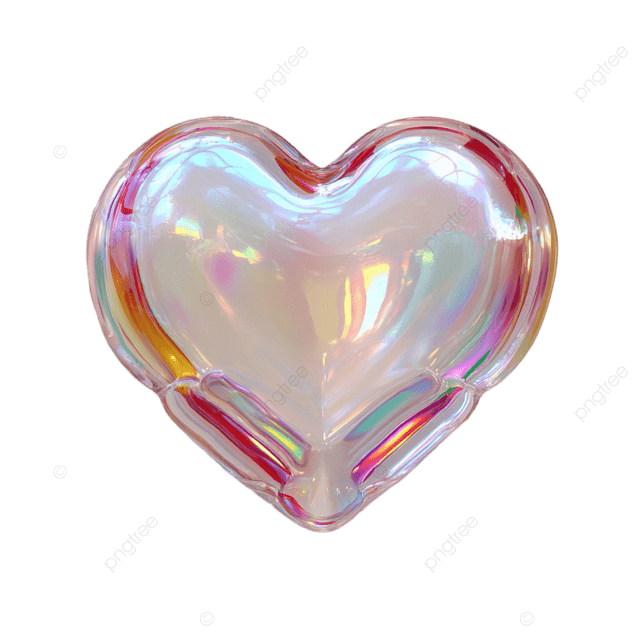 融合 Y2K 美学和 OShare Kei 灵感的全息心形设计