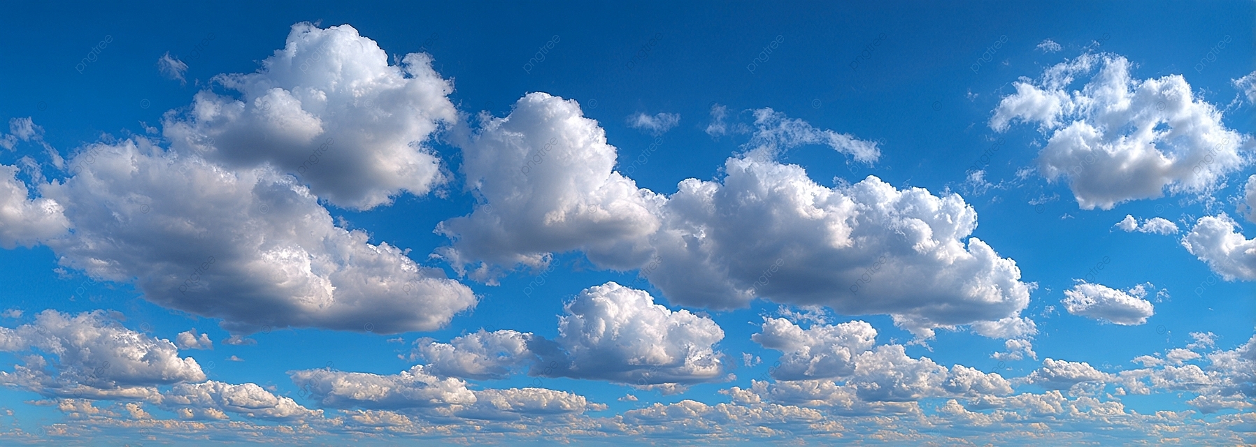 高分辨率的蓝天横幅，带有丰富的文本空间
