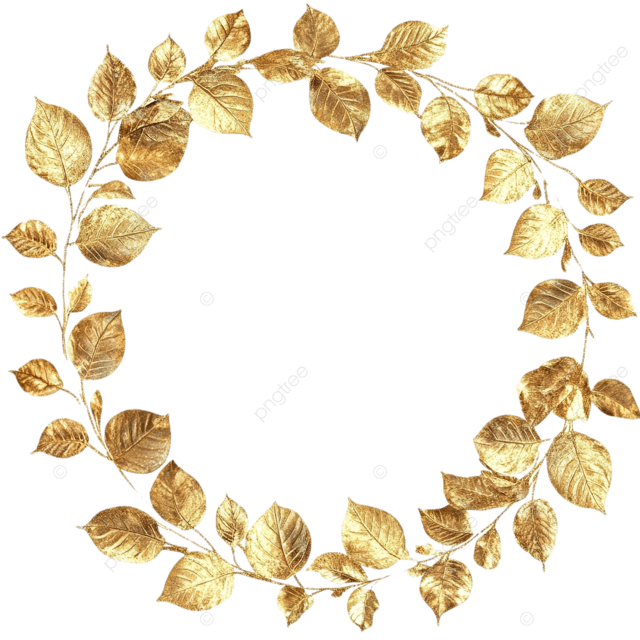 闪闪发光的金箔框架png