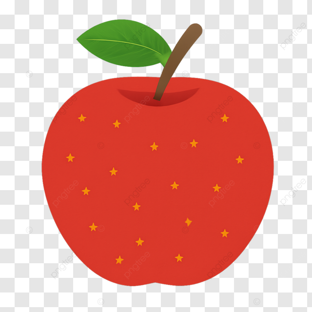 苹果 irasutoya 风格 日本插画 新鲜水果