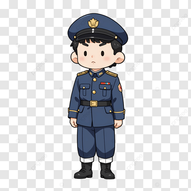 蓝色士兵形象