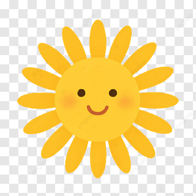 太阳 irasutoya 风格 日式插画 太阳花