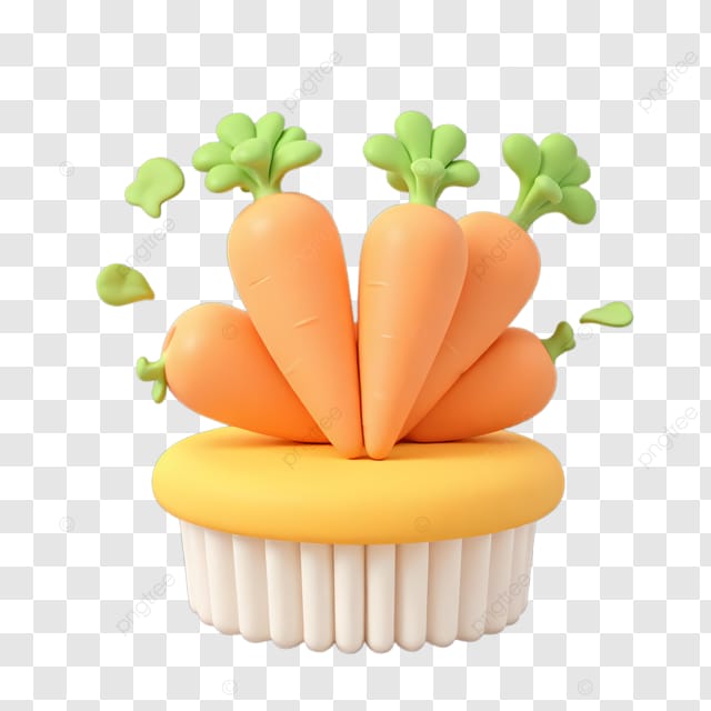 胡萝卜杯子蛋糕