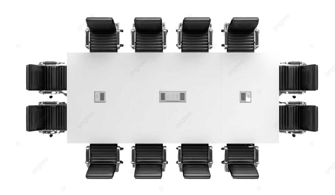 高分辨率3D会议桌和办公椅
