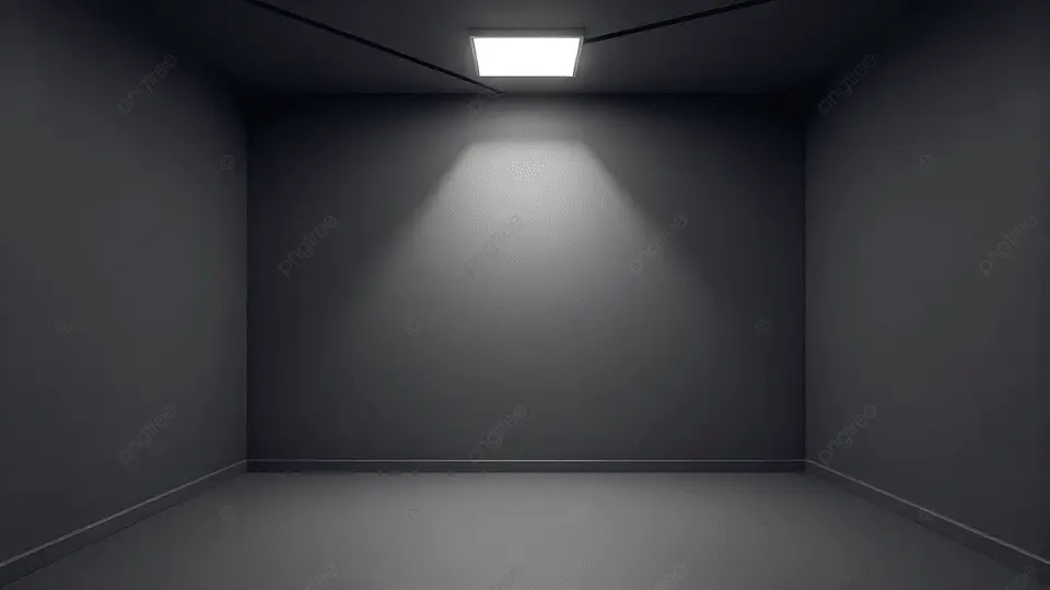 空的黑暗房间
