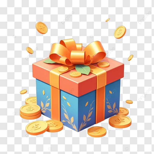 金币飞出礼盒