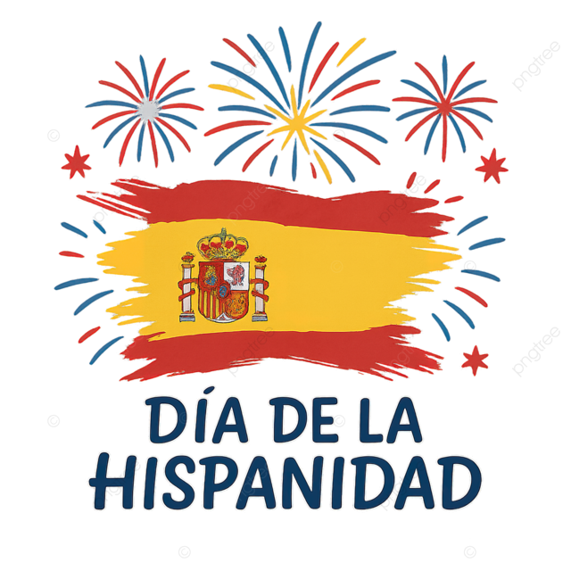 西班牙国庆庆典西班牙裔遗产节日插图