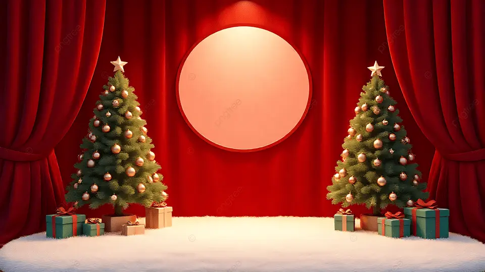 圣诞树舞台