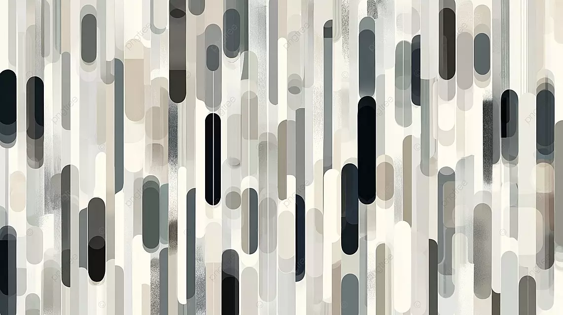 抽象几何灰色图案倾斜的条形椭圆形现代动态清洁平静视觉