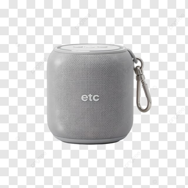 白色便携式蓝牙音箱