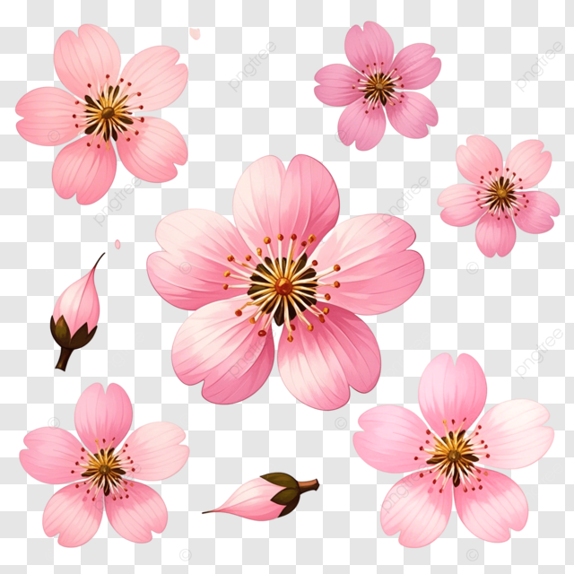 春天粉色樱花组图