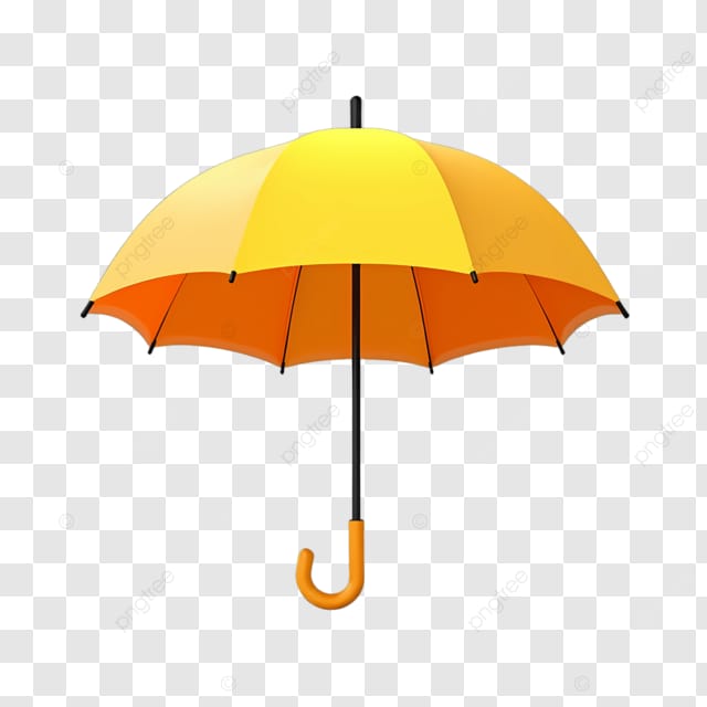 黄伞橘色把手
