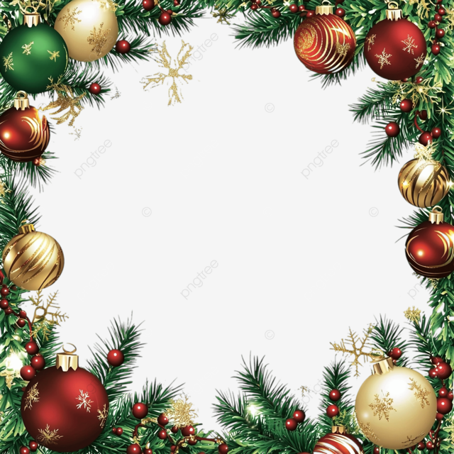 用于个性化消息的节日圣诞框架