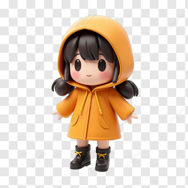 黄色小风衣可爱又迷人