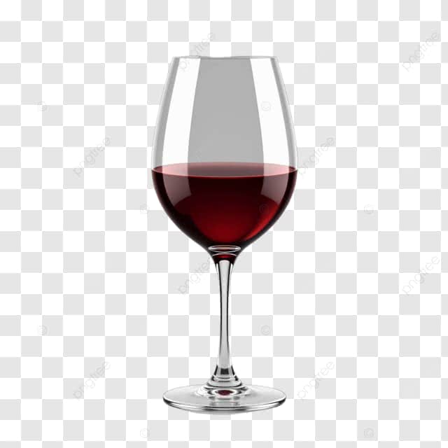 一只红酒杯