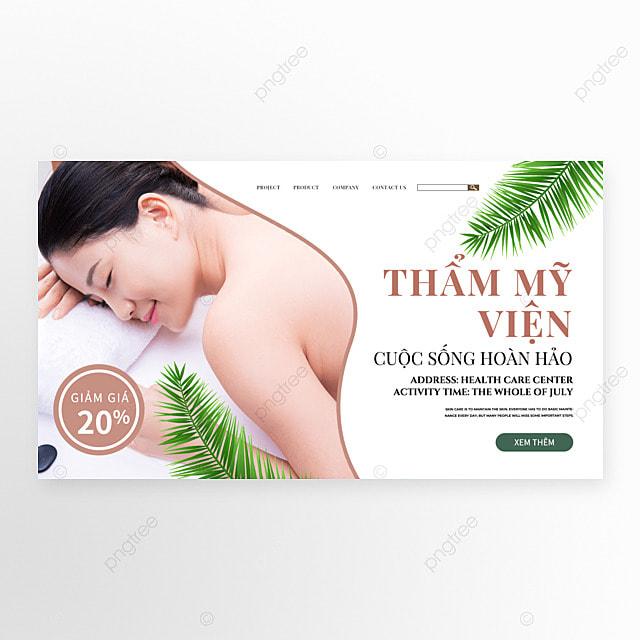 spa美容院按摩护肤越南网页登录主页