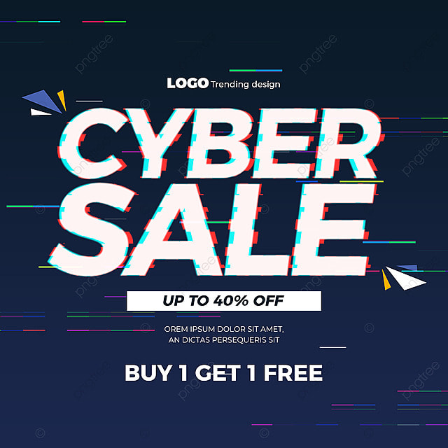 时尚简约风格网络星期一社交媒体广告