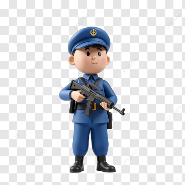 卡通士兵形象