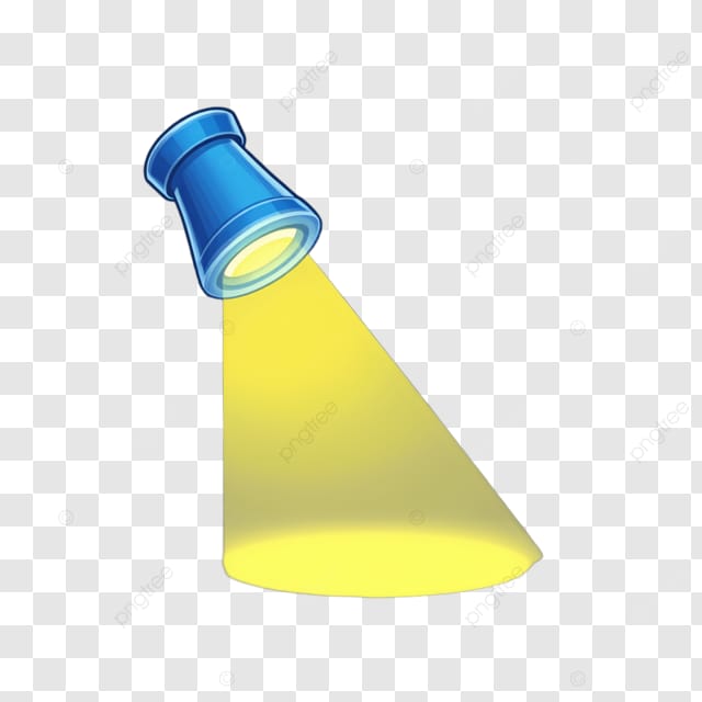 手电筒聚焦在光束上