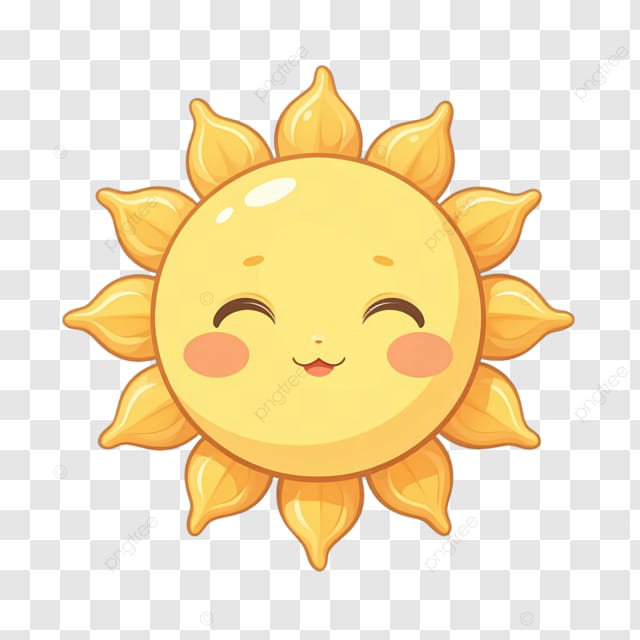 太阳微笑表情符号包