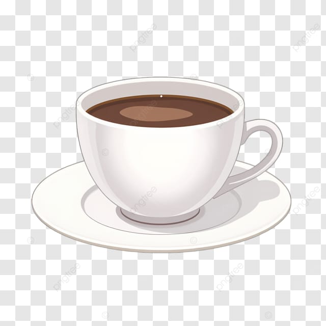 一杯咖啡在白色杯子里