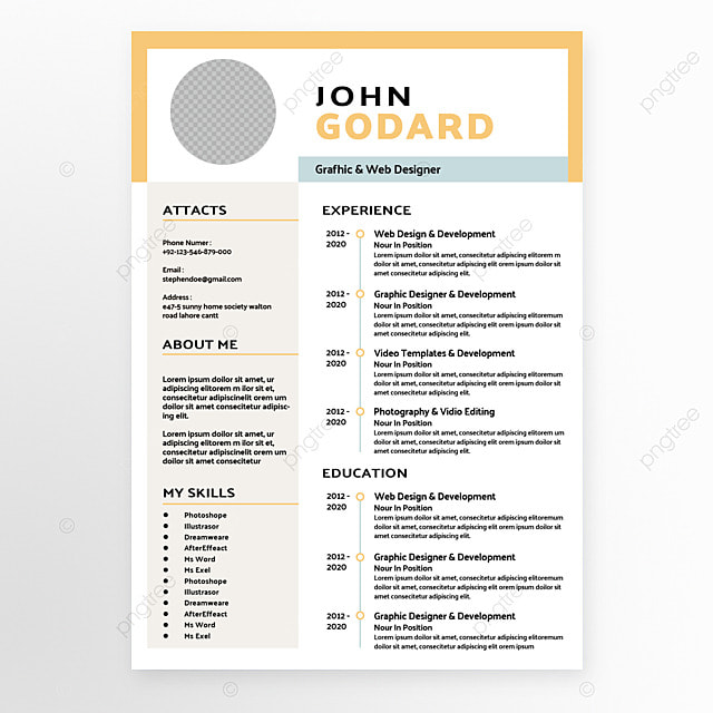 个人简历商务招聘简历