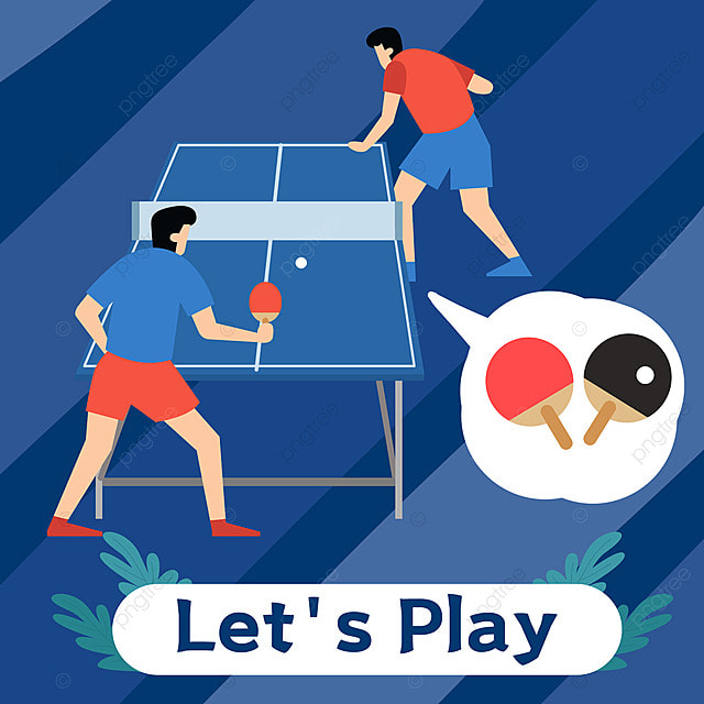 推广乒乓球创意instagram帖子